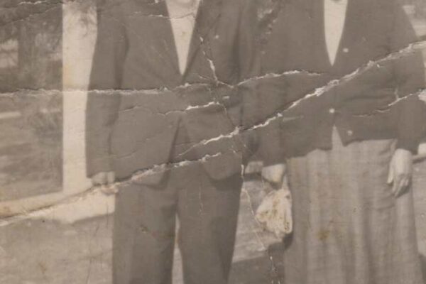 Cresencio Valdés y esposa